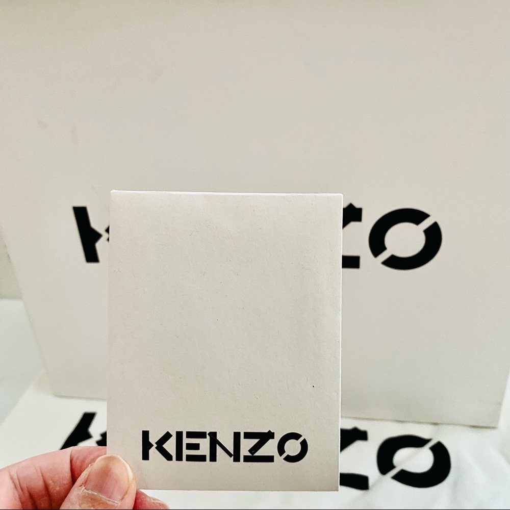 Kenzo Black and White Ankle Boots - Picture 9 of 9